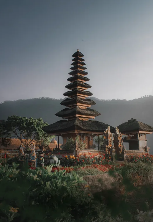 Scenic landscape of Mount Batur in Kintamani, Bali - representing custom tours offered by Bali Bagus Journey