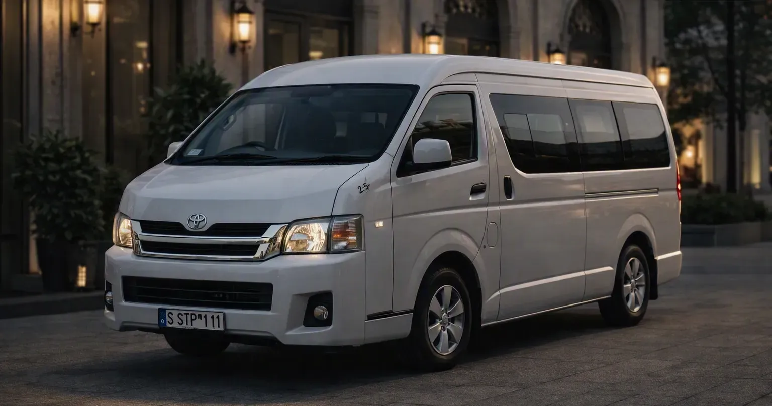 Toyota Hi-Ace transport in Bali